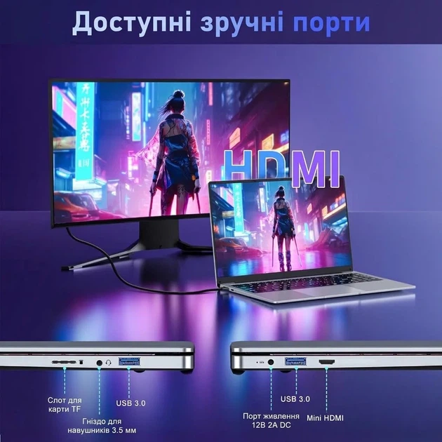 Ноутбук 15.6" NIAKUN VenBook Intel Celeron N4000 RAM 8GB SSD 512GB Windows 11 (UKR) Б/В - зображення 3