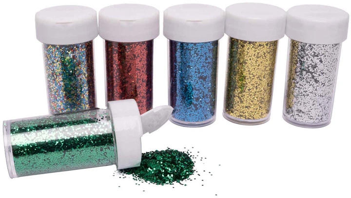 Zestaw brokatów do włosów Colorations Bioglitter 6 x 20 g 6040458 (5710903700475) - obraz 3