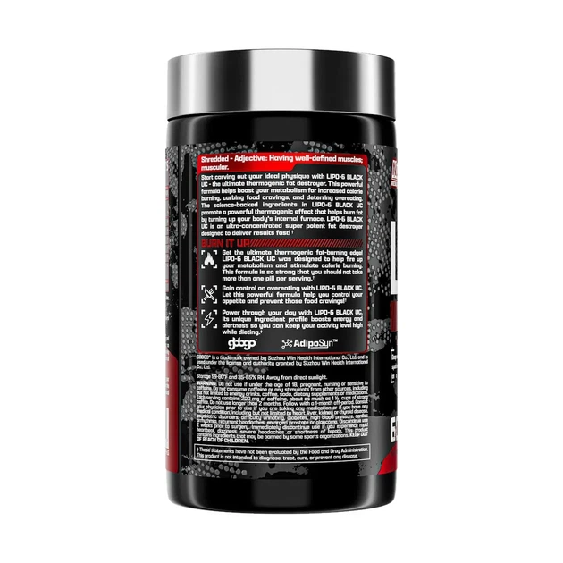 Жироспалювач Nutrex Lipo-6 Black Ultra Concentrate 60 капс | Потужна формула для схуднення - зображення 2