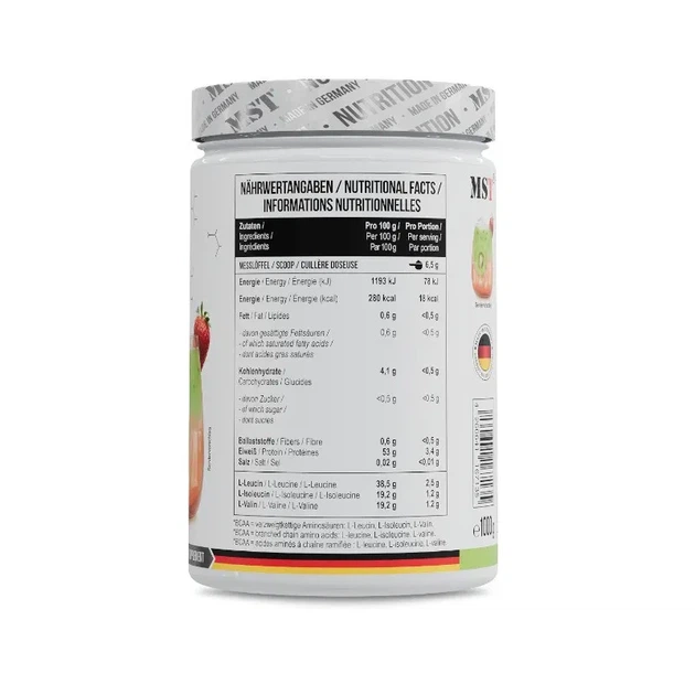 BCAA без цукру BCAA Zero MST, полуниця-ківі, 1 кг - зображення 2
