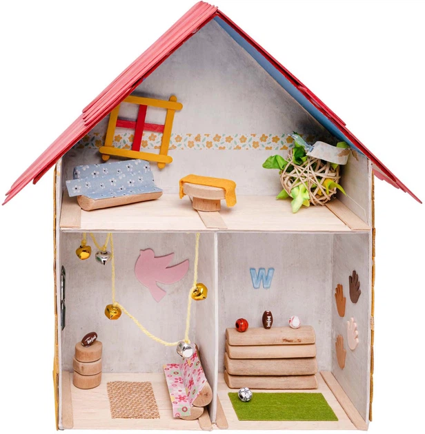 Papier-mache Colorations domek dla lalek 6040312 (5710903703155) - obraz 3