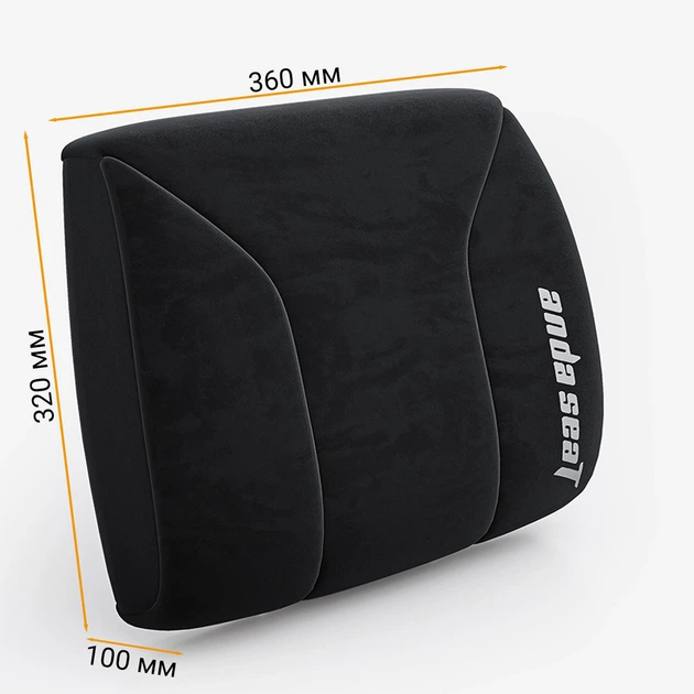 Подушка для попереку Anda Seat Novis Lumbar Pillow Black Size XL - изображение 4