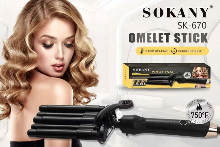 Плойка для волосся 5 хвиль SOKANY SK-670 - зображення 4