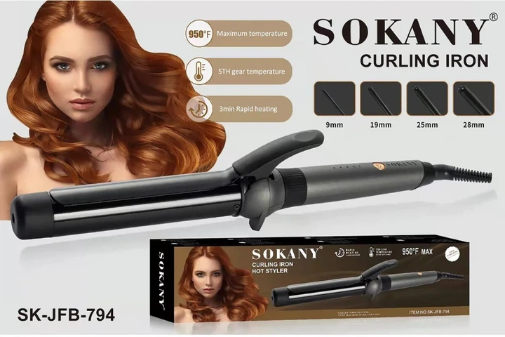Плойка SOKANY SK-JFB-794 с керамическим покрытием - изображение 2