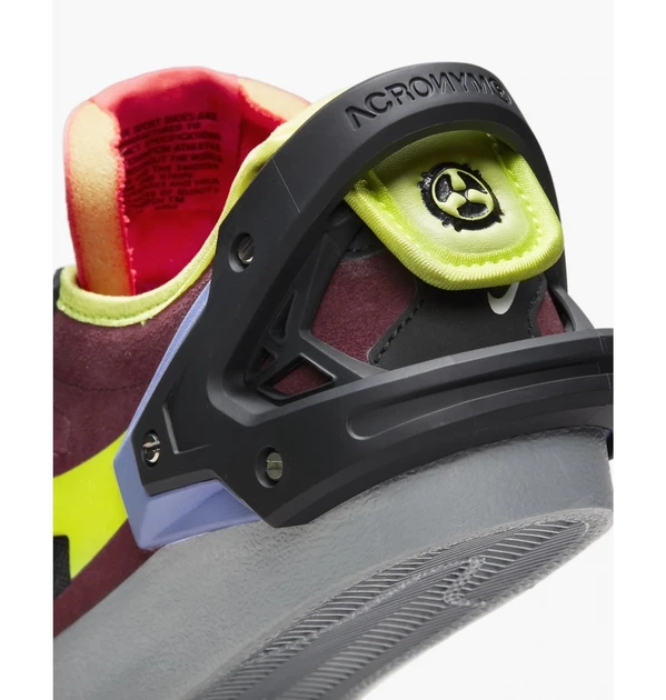 Унісекс кросівки Blazer Low/Acrnm Bordo Dn2067-600 зручні замшеві на кожен день бордового кольору Розмір 38.5 - Фото 2 Унісекс кросівки Blazer Low/Acrnm Bordo Dn2067-600 зручні замшеві на кожен день бордового кольору Розмір 38.5 - зображення 2