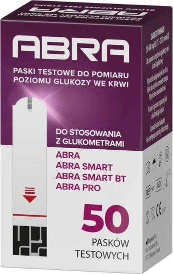 Paski testowe Abra 50 szt. - Zdjęcie 1 Paski testowe Abra 50 szt. - obraz 1