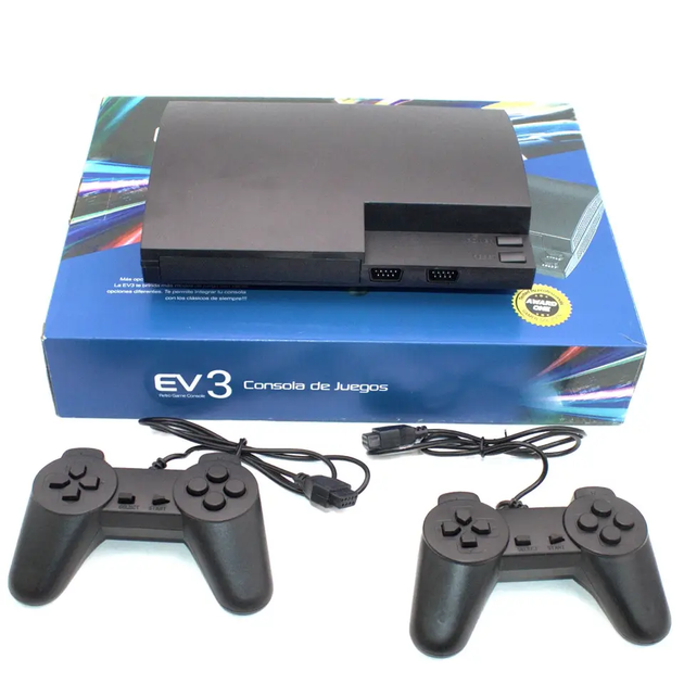 Игровая приставка Fun Game Steens ev3 Ретро консоль с двумя джойстиками и пистолетом на 999 встроенных игр - Фото 5 Игровая приставка Fun Game Steens ev3 Ретро консоль с двумя джойстиками и пистолетом на 999 встроенных игр - изображение 5
