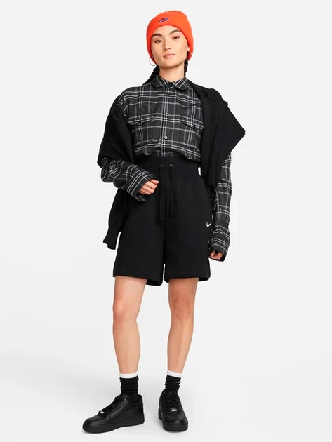 Спортивные шорты женские Nike Fleece Short Baller DQ5717-010 XS (196149277868) - изображение 7