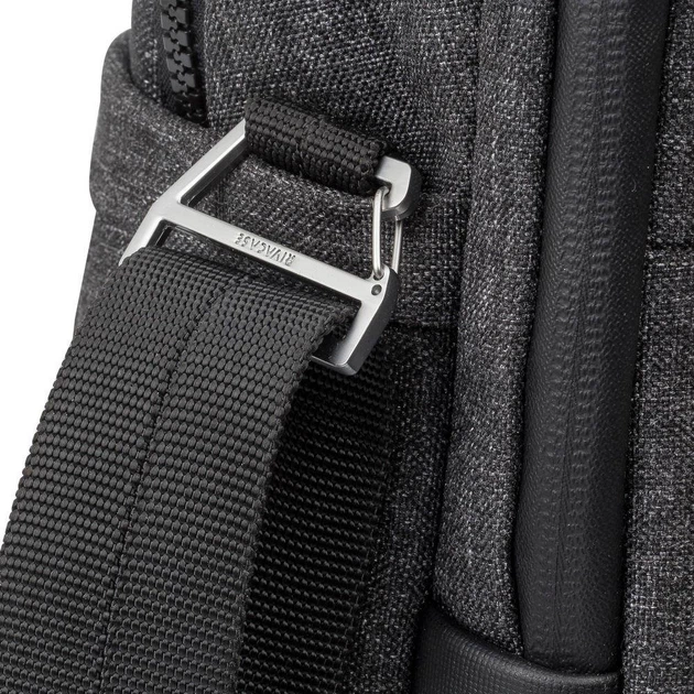 Сумка для ноутбука RIVACASE LANTAU 15.6″/8831 MELANGE Black (8831BLACKMELANGE) - зображення 8