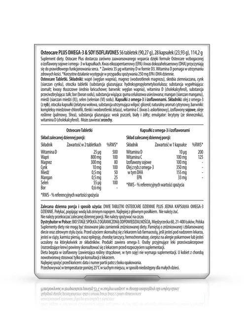Дієтична добавка Vitabiotics Osteocare Plus з Омега-3 84 таблетки/капсули (5021265227396) - зображення 2