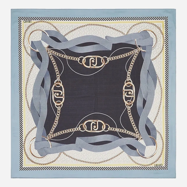 Chusta damska Liu Jo 2A6055T2745-09C45 Niebieska (800070353945) - obraz 2