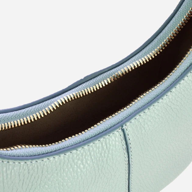 Сумка крос-боді через плече жіноча з натуральної шкіри середня IUNTOO 13187-1AU Світло-синя (800070358124) - зображення 4