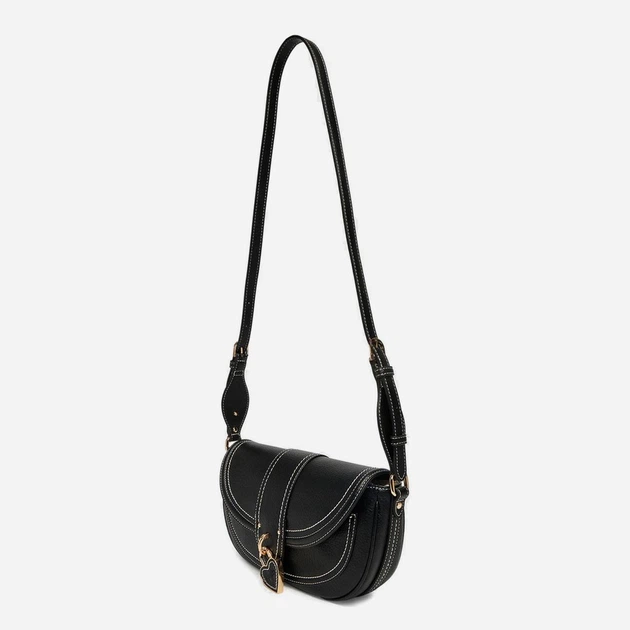 Torebka crossbody damska mała Liu Jo AA6062E1109-22222 Czarna (800070353975) - obraz 4
