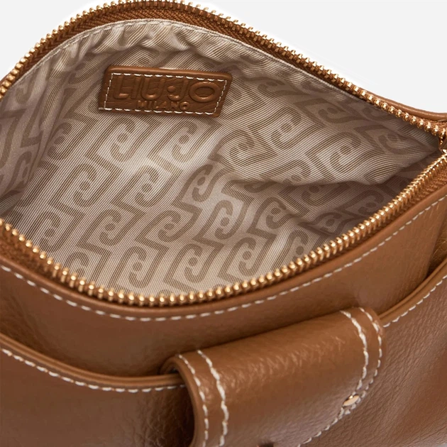 Torebka crossbody damska mała Liu Jo AA6064E1109-80933 Ciemnobeżowa (800070353984) - obraz 4
