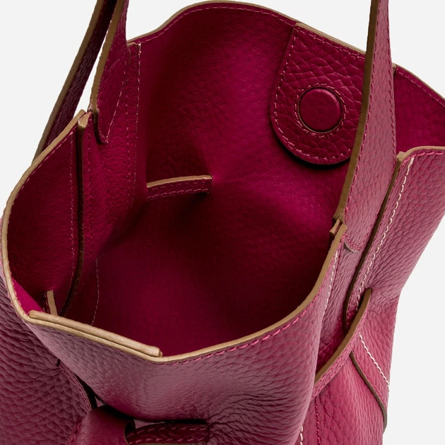 Сумка крос-боді через плече жіноча з натуральної шкіри середня Gianni Chiarini BS-11786-RNGDBL-T.U.-14364 Малинова (800070354396) - зображення 4