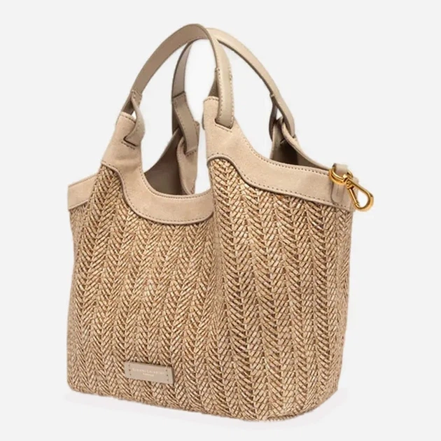 Сумка крос-боді через плече жіноча середня Gianni Chiarini BS-12339/COMM-PGLSPG-211 Бежева (800070352656) - зображення 3