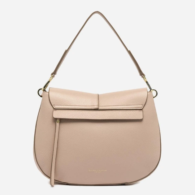 Сумка крос-боді через плече жіноча з натуральної шкіри середня Gianni Chiarini BS-6037/COMM-GRN-NAOP-14363 Світло-бежева (800070354419) - Фото 2 Сумка крос-боді через плече жіноча з натуральної шкіри середня Gianni Chiarini BS-6037/COMM-GRN-NAOP-14363 Світло-бежева (800070354419) - зображення 2