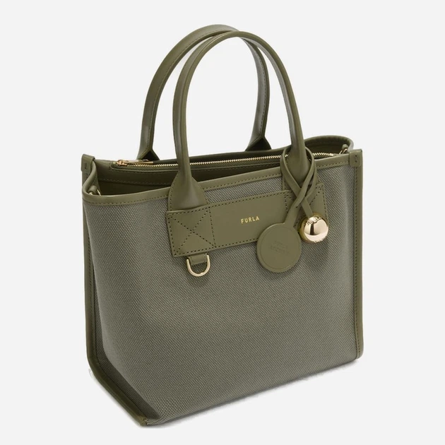 Torebka crossbody damska materiałowa Furla WB02038BX20934555S1007 Zielona (800070358013) - obraz 3