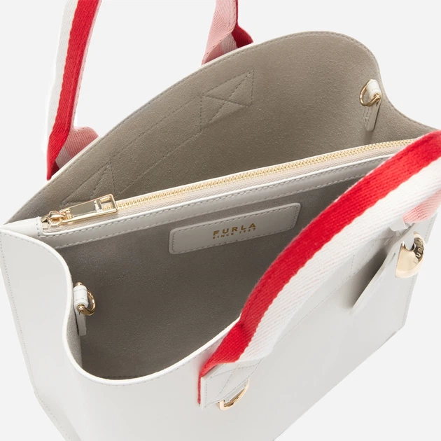 Torebka crossbody damska skórzana Furla WB02038BX44671833S1007 Biała (800070357866) - obraz 4