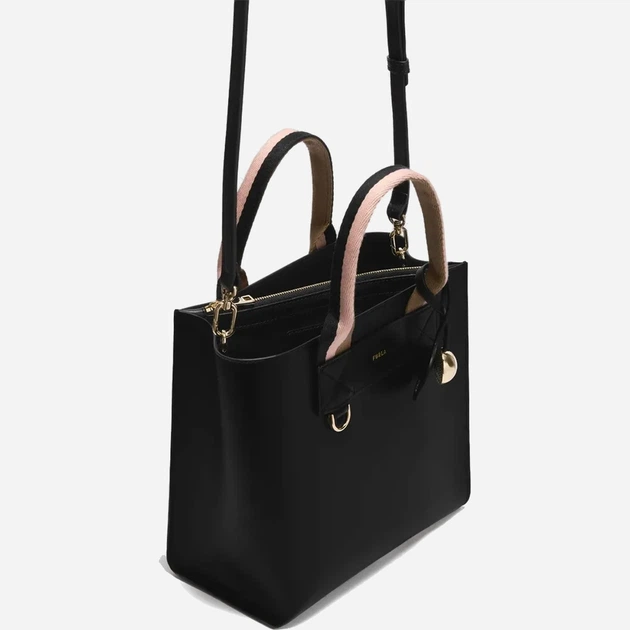 Torebka crossbody damska skórzana Furla WB02038BX4467TON001007 Czarna (800070357868) - obraz 3