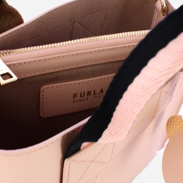 Torebka crossbody damska skórzana Furla WB02068BX44674810S1007 Różowa (800070358020) - obraz 4
