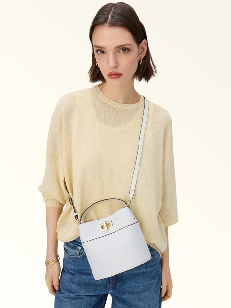 Torebka crossbody damska skórzana Furla WE00879HSF00001B001007 Biała (800070357836) - obraz 2