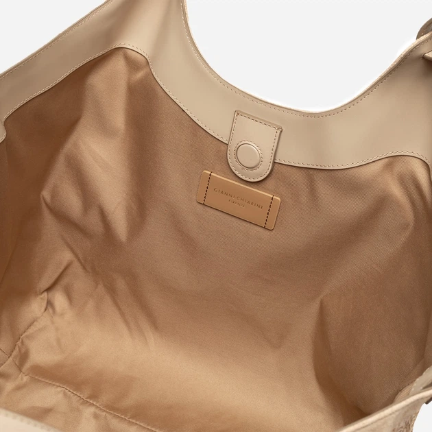 Torebka shopper damska duża Gianni Chiarini BS-12340/COMM-PGLSPG-211 Beżowa (800070354414) - obraz 6