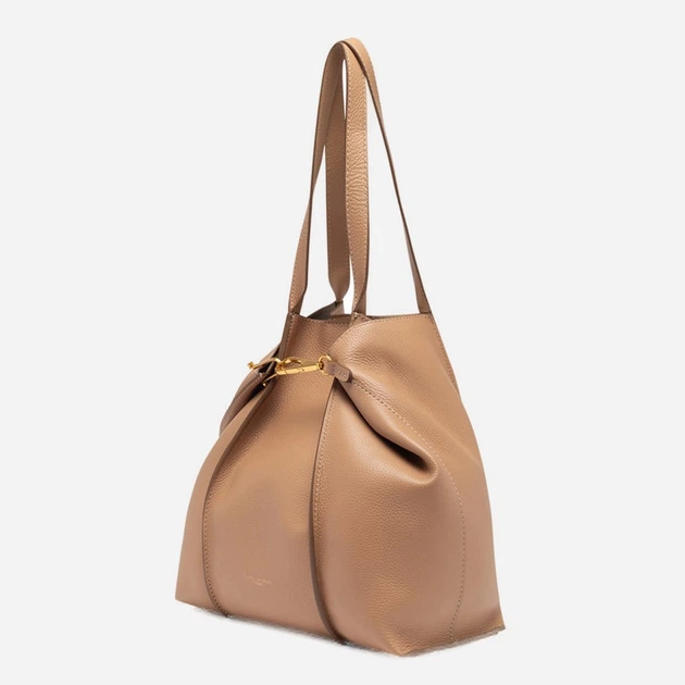 Torebka shopper damska skórzana Gianni Chiarini BS-11911/COMM-GRN-5313 Beżowa (800070354408) - obraz 4