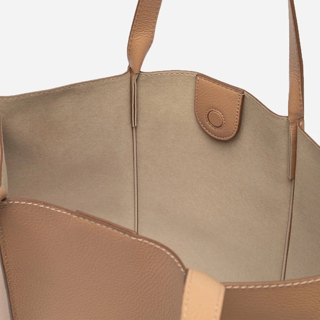 Torebka shopper damska skórzana Gianni Chiarini BS-11911/COMM-GRN-5313 Beżowa (800070354408) - obraz 6