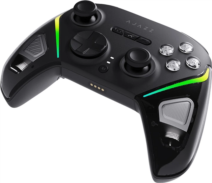 Бездротовий геймпад Ajazz GP100 2.4G/BT/USB RGB Black (GP100-B) - зображення 5