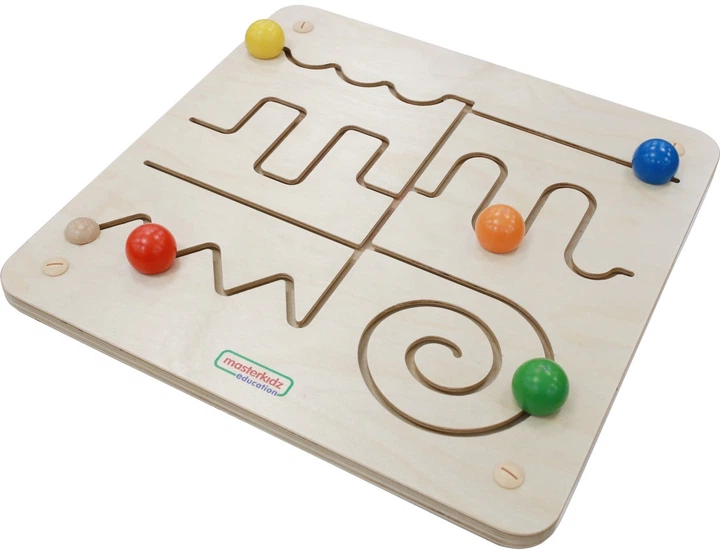 Tablica edukacyjna Masterkidz Labirynt Montessori ME14337 (6955920014337) - obraz 2