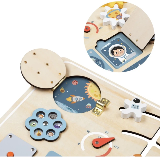 Освітня дошка Tooky Toy Космічний корабель: Астронавт TP113 (6976831550936) - зображення 3