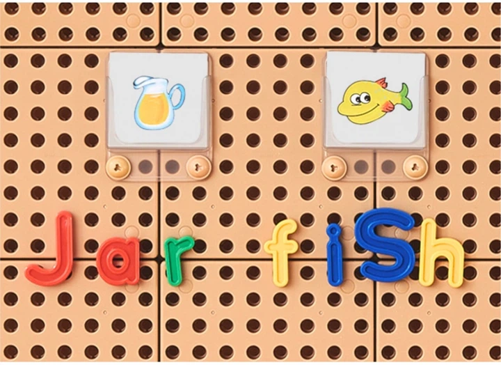 Zestaw liter Masterkidz Alfabet do paneli sciennych Stem 122 elementy ME30412 (6955920030412) - obraz 5