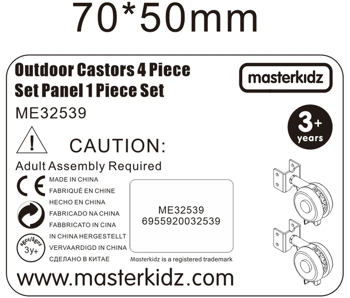 Kółka Masterkidz Kolka do tablic wolnostojacych Stem 4 szt ME32539 (6955920032539) - Zdjęcie 3 Kółka Masterkidz Kolka do tablic wolnostojacych Stem 4 szt ME32539 (6955920032539) - obraz 3