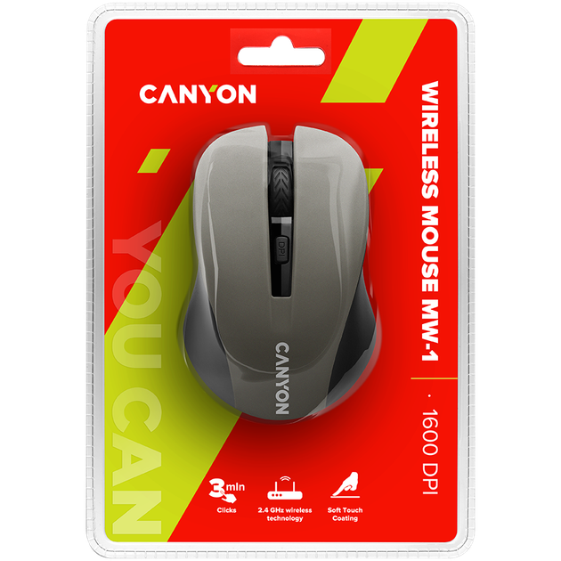 Миша Canyon CNE-CMSW1G Сірий - изображение 3