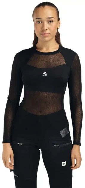 Термокофта Aclima WoolNet Light Crewneck W’s Jet M black - зображення 3