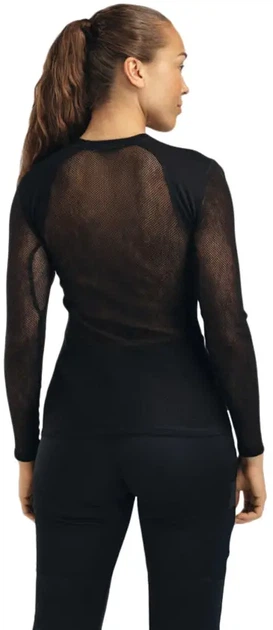 Термокофта Aclima WoolNet Light Crewneck W’s Jet M black - зображення 4