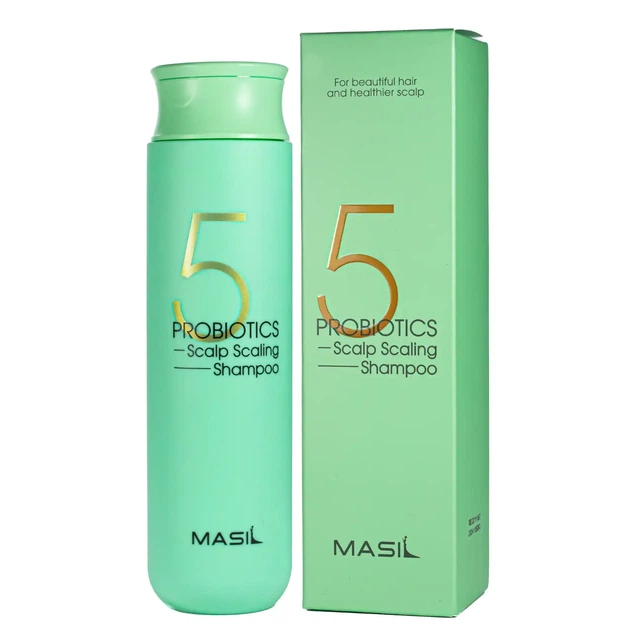 Шампунь от перхоти с пробиотикам Masil 5 Probiotics Scalp Scaling 300 мл - Фото 1 Шампунь от перхоти с пробиотикам Masil 5 Probiotics Scalp Scaling 300 мл - изображение 1