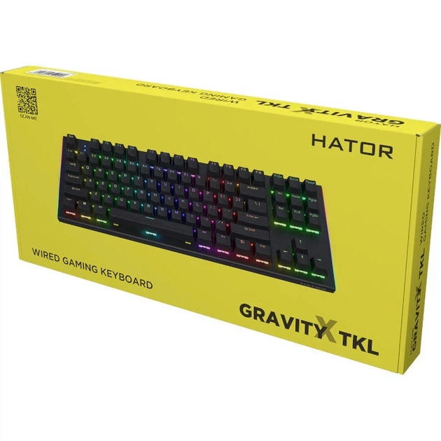 Клавіатура Hator Gravity X TKL Black (HTK550) - зображення 6