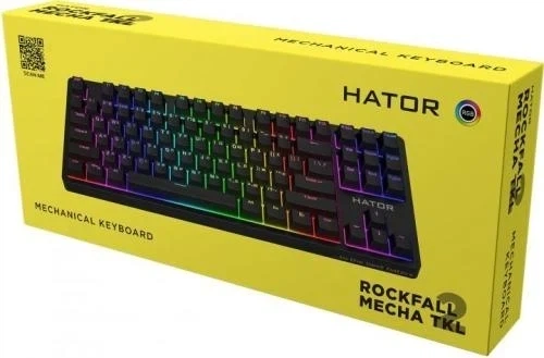 Клавіатура Rockfall 2 TKL Mecha, Black Hator (2000003329526) - зображення 6