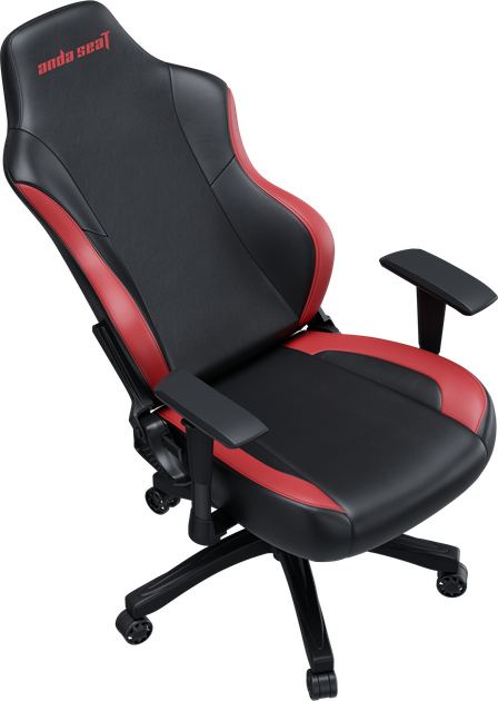 Кресло геймерское игровое Anda Seat Luna Color Size L до 100 кг Black/Red PVC (AD18-48-BR-PV) - изображение 7