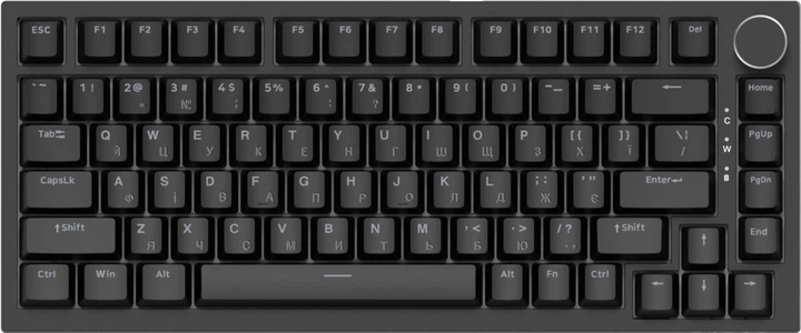 Klawiatura przewodowa Ajazz AK820 Red Switch USB Black (AK820-R-B) - obraz 2
