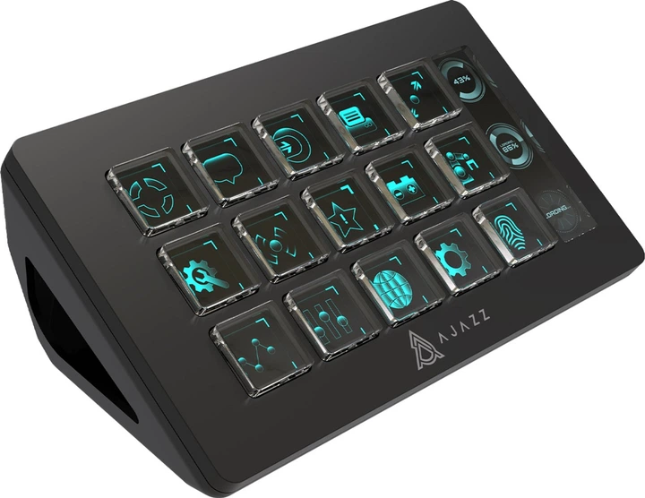 Kontroler do streamingu Ajazz AKP153E USB Black (AKP153E-B) - obraz 4