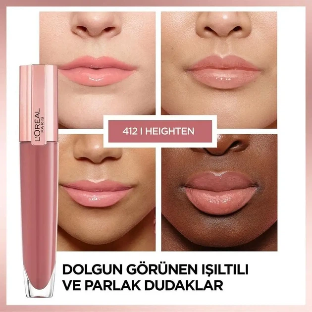 L'Oreal Paris Glow Paradise Balm-in-Gloss Блеск для губ с эффектом объёма № 412 - изображение 2