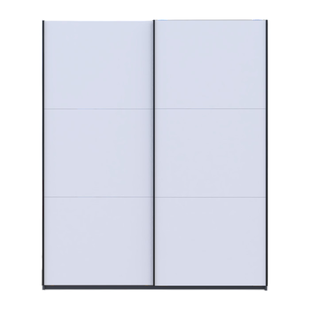 Шафа купе Doros G-Caiser Графіт/Білий 2 ДСП / 3 частини 200х60х240 (DRS-011849) - Фото 4 Шафа купе Doros G-Caiser Графіт/Білий 2 ДСП / 3 частини 200х60х240 (DRS-011849) - зображення 4