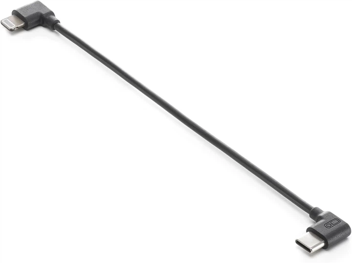 Кабель DJI для зарядки телефона и записи аудио (USB-C на Lightning) Черный Б/В - изображение 2