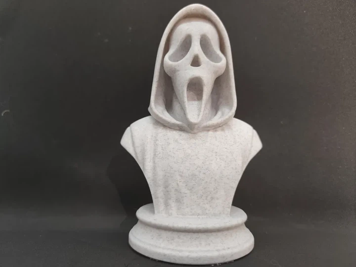 Статуетка погруддя Ghostface маска крик для декору кімнати та подарунка. Aivory - зображення 2