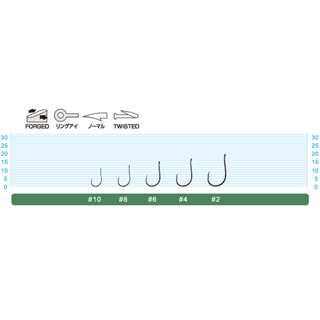 Крючок Owner Under Shot Hook B-72 №10(10шт) - Фото 2 Крючок Owner Under Shot Hook B-72 №10(10шт) - изображение 2