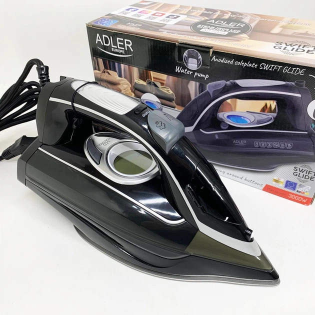 Паровой утюг Adler AD 5054 с водяным насосом 3000Вт - изображение 5