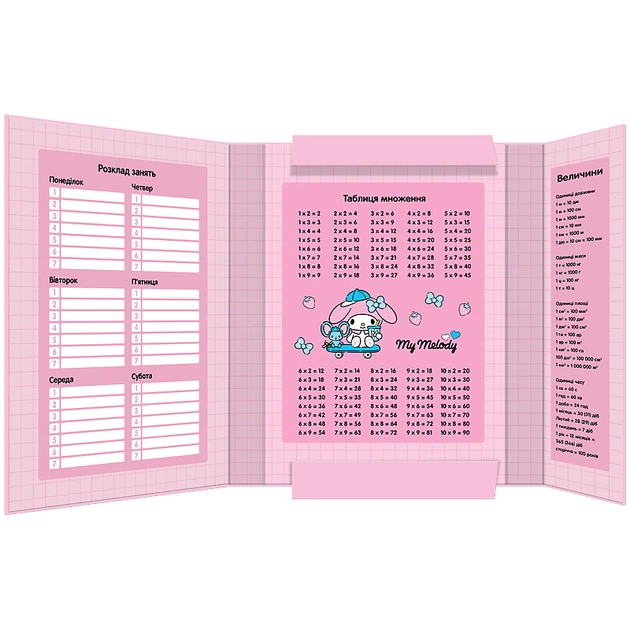 Папка для зошитів на гумці Kite My Melody B5 картон (HK26-210-2) - зображення 2